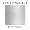 Design House Satin Nickel Passage Hall/Closet Door Knob with Universal 6-Way Latch 728667